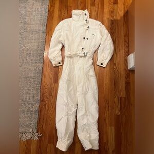 Vintage Colmar Sportswear One Piece Ski Suit US 8 White